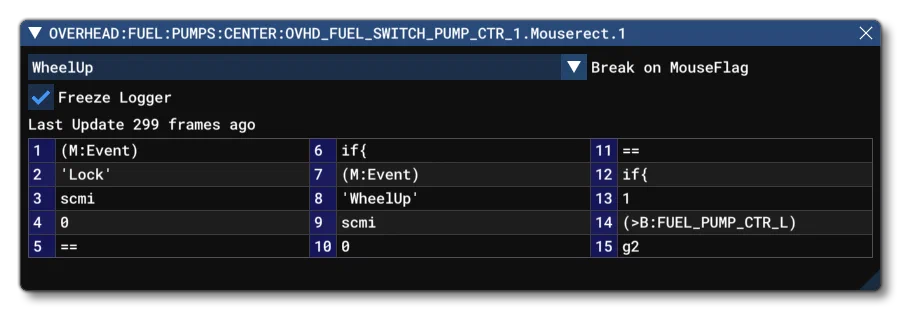 The Logger Window In The Code Editor