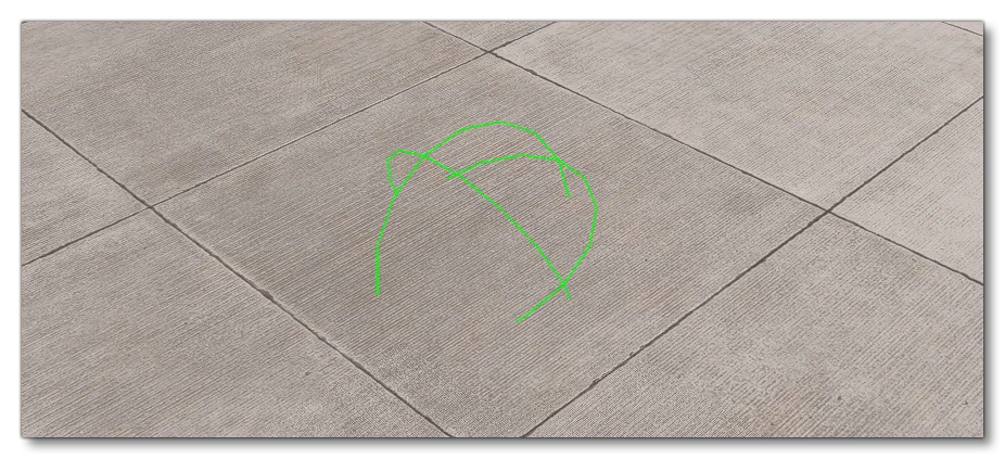 The Spawn Sphere Marking Where An Object Will Spawn