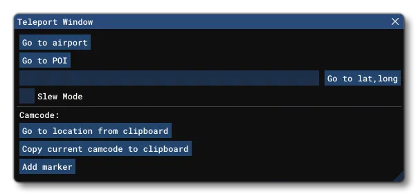 The Teleport Window