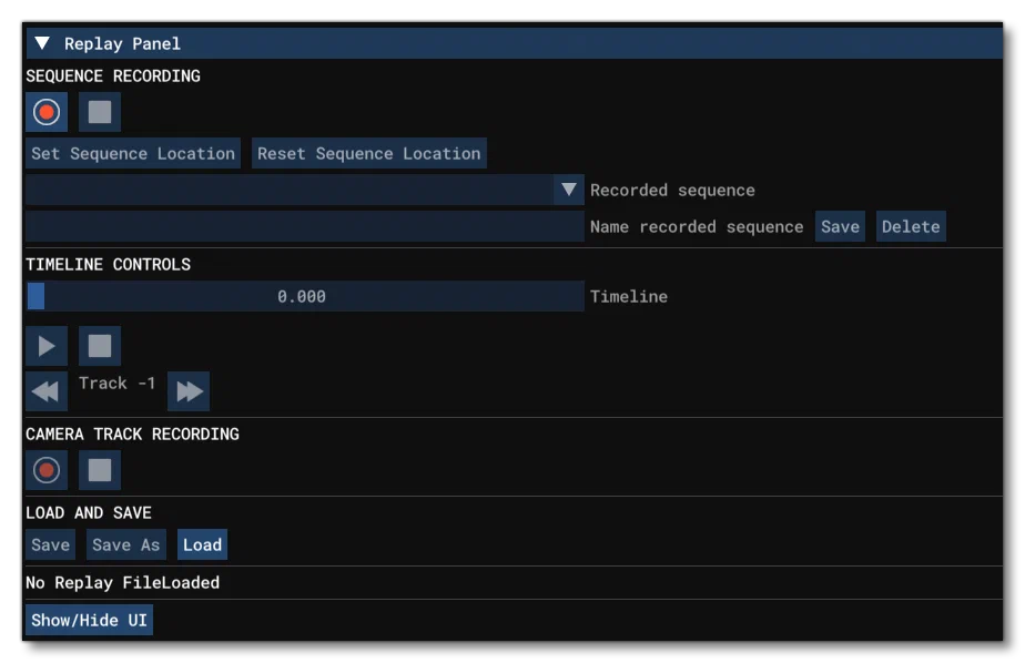 The Replay Panel