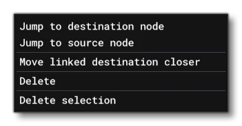 RMB Context Menu For An Edge