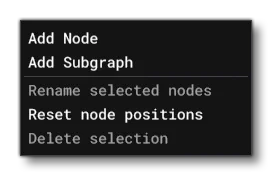 RMB Context Menu For The Navigation Graph