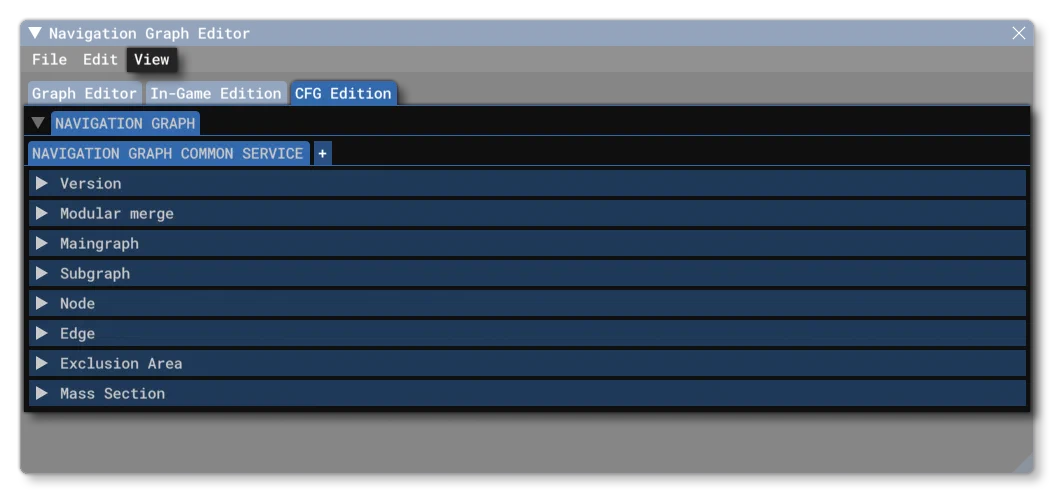 The Navigation Graph CFG Editor