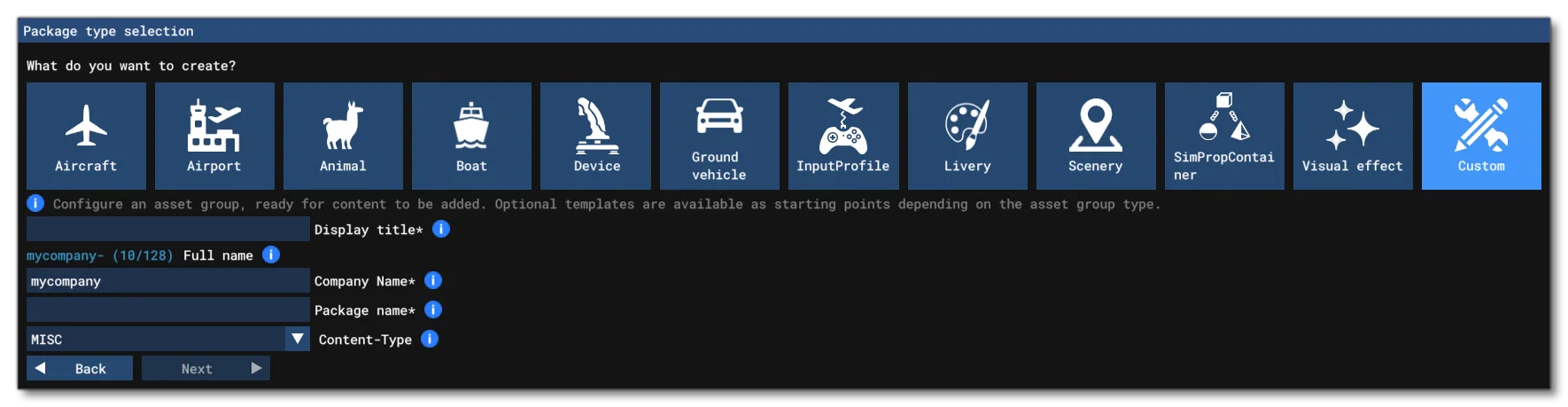 Adding A Custom Package