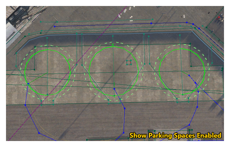 Show / Hide Parking Spaces