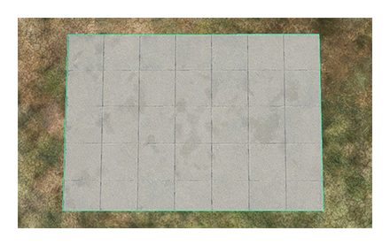 Example Showing An Apron With Ground Markings Enabled