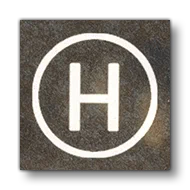 Illustration Of A Transparent Helipad Object