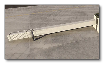TExample Of A Jetway Mega Link Scenery Object