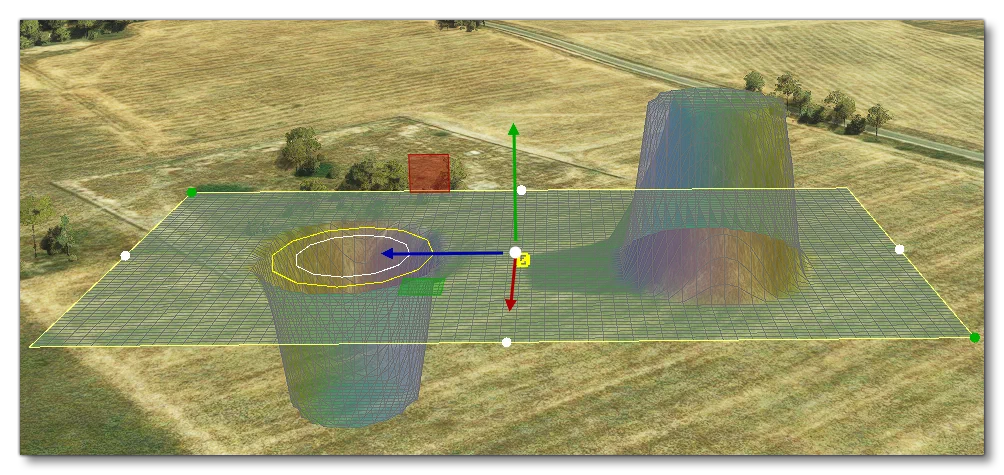The Inflate Brush On A Heightmap