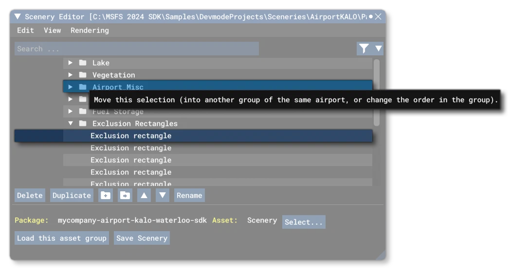 Dragging and Dropping A group To Change The Content List Order
