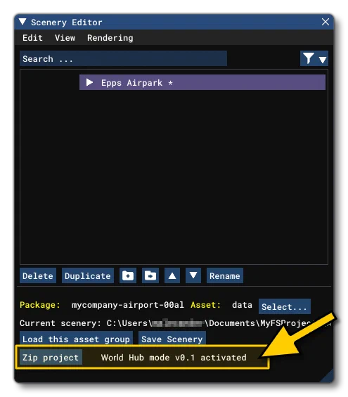 The Lightweight Scenery Editor