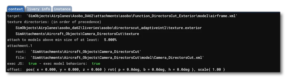 The Context Tab