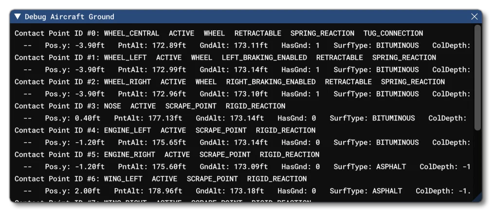The Debug Ground Window