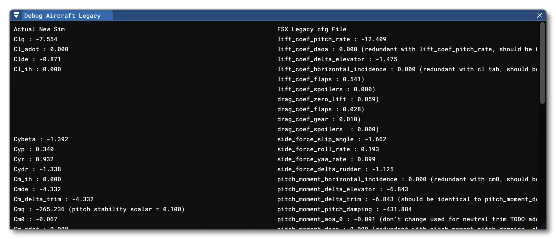 The Legacy Debug Window