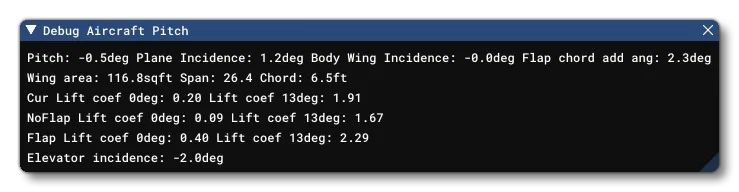 The Debug Pitch Window