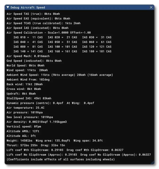 The Sim Speed Window