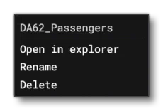 The RMB Menu When Right Clicking On A Node