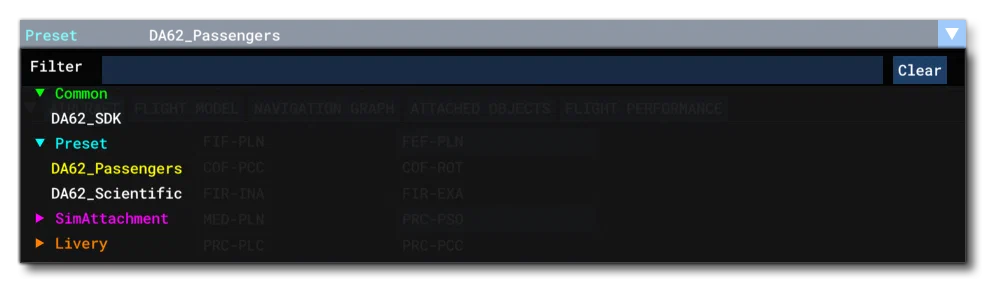 The List Of Available Modular SimObject Nodes