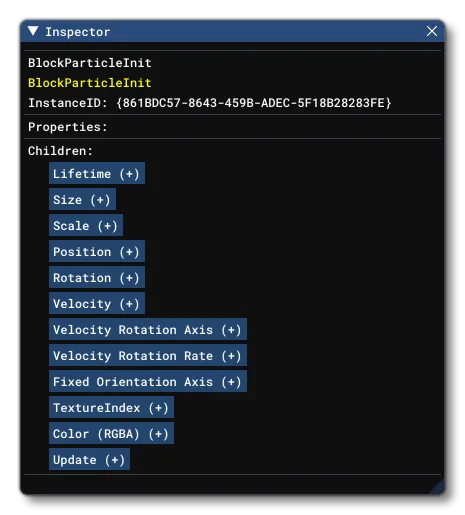 The Inspector For An Init Block