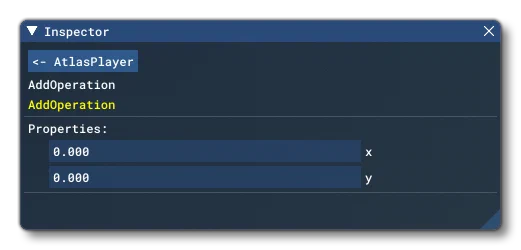 The Inspector Window Inputs For The Add Node