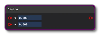 The Divide Node