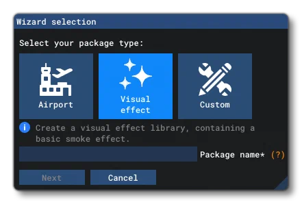Adding A Visual Effects Package