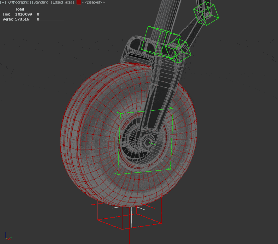Where To Place The Chocks Attachpoint On A Wheel