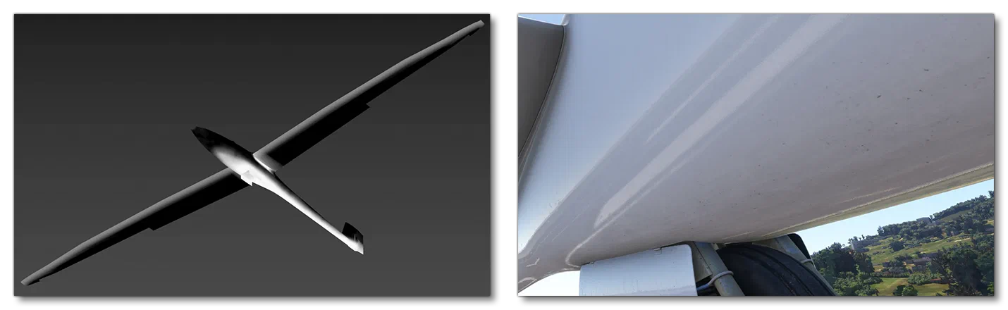 Example Of The Simple Dirt Mesh And The Effect On A Plane