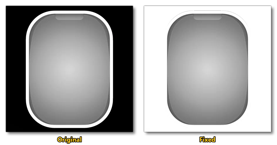 Example Showing Erroneous And Fixed Occlusion Maps