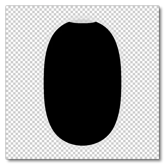 An Albedo Texture Showing Correctly Applied Alpha