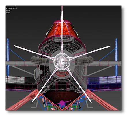 Frame 0 Of The Blade Pitch Animation