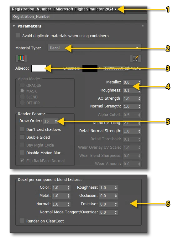 Registration Material Example