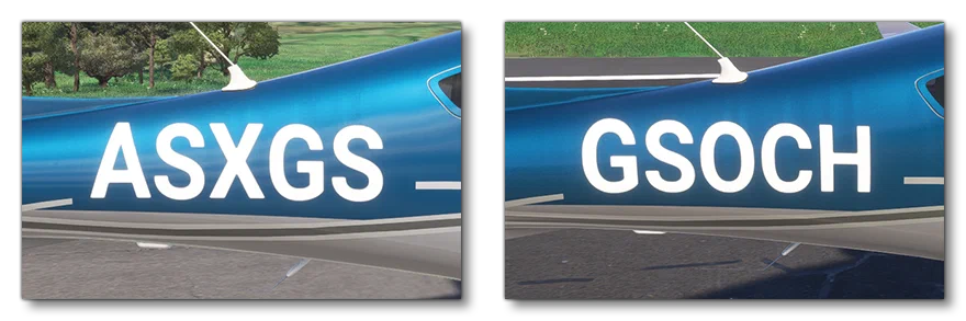 Registration Number Examples