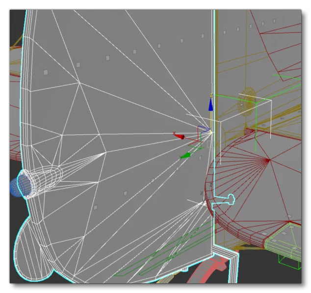 The Rudder Mesh Animation Point