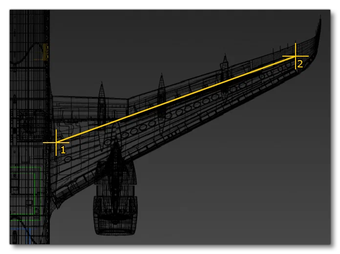 The Line Along Which To Place Wingflex Bones