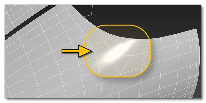 Pulled Edges Using Polygons And Turbosmooth