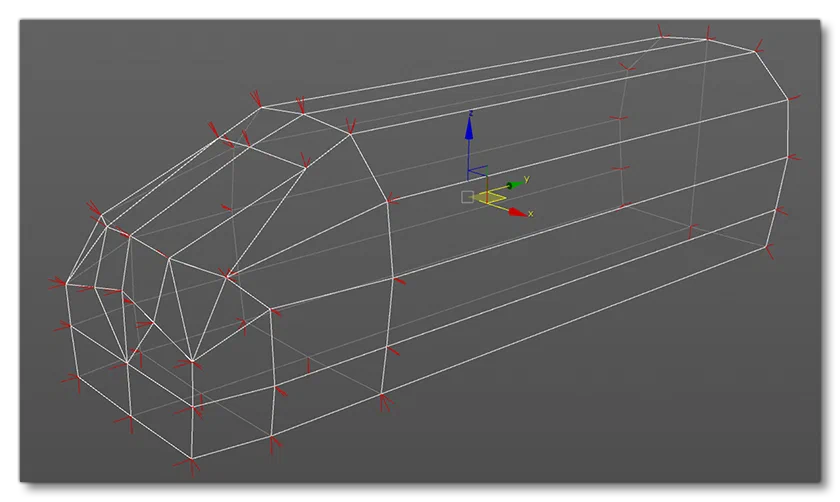 Example Of The Cockpit Occluder Mesh