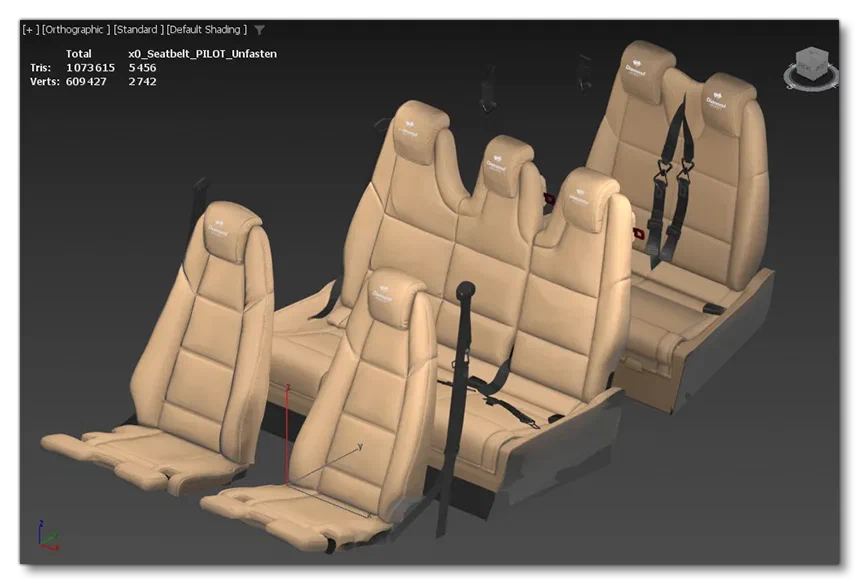 Initial Unfastened Seatbelts Model