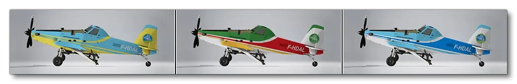 Example Of An Aircraft With Adaptive Livery