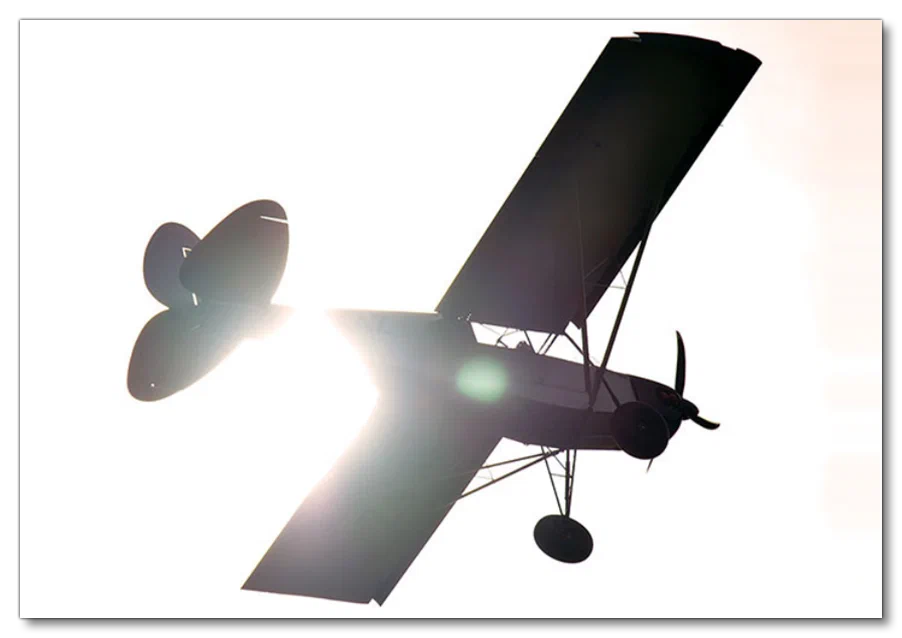 Example Of A Detailed Aircraft Silhouette