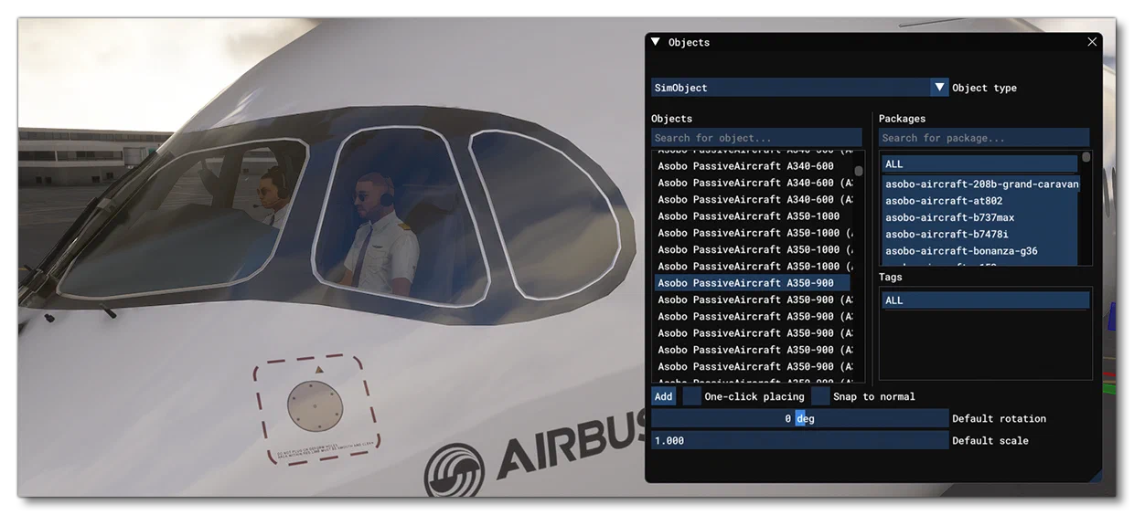 Testing Pilot /Copilot Spawning In The Simulation
