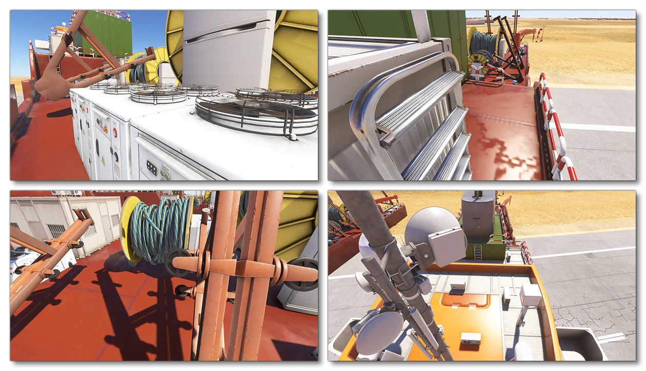 High Poly Boat Model Details
