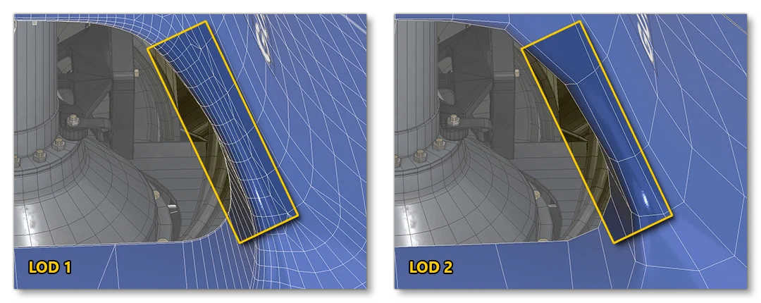 Simplifying Complex Edges After LOD1