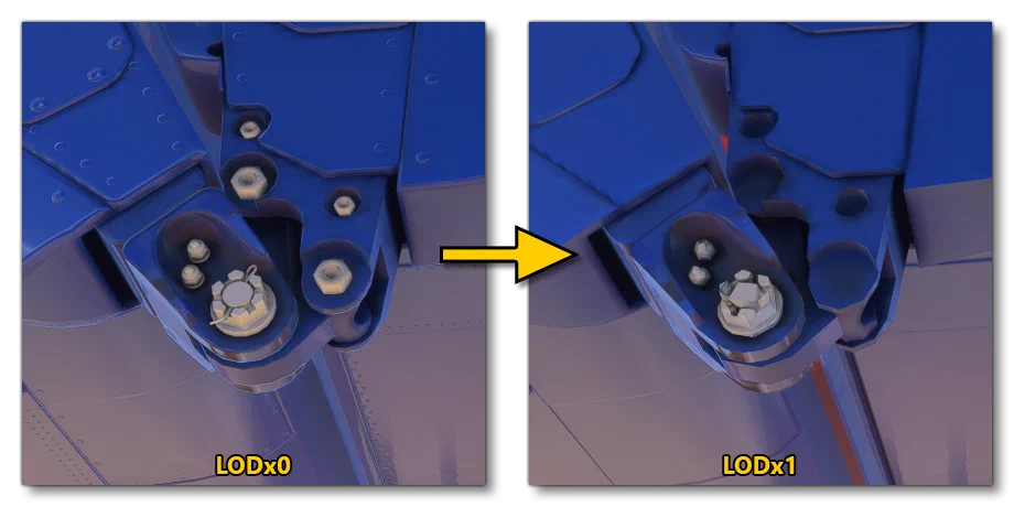 Example Of Mesh Removal For Optimisation