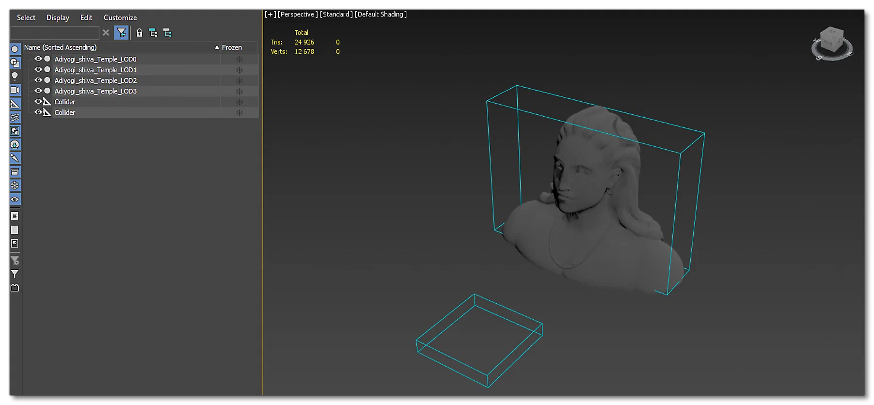 Linking The Collision Shapes To LoD0