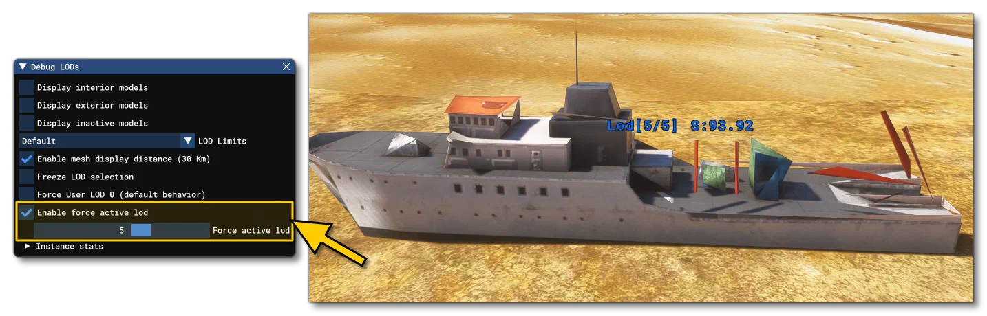 Testing AutoLODs In The Simulation