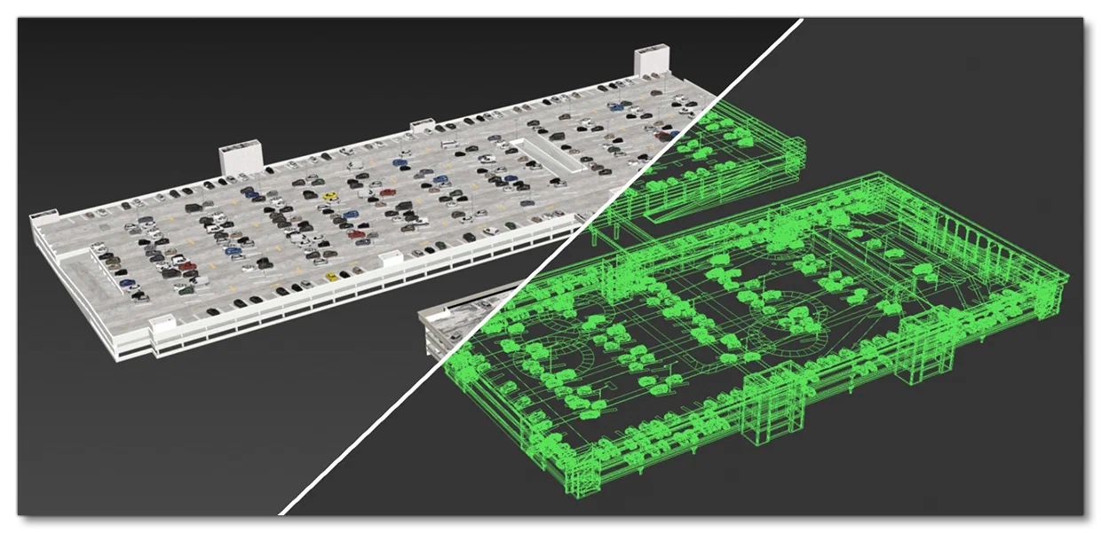 Example Of A Typical Detailed Model From MSFS2020
