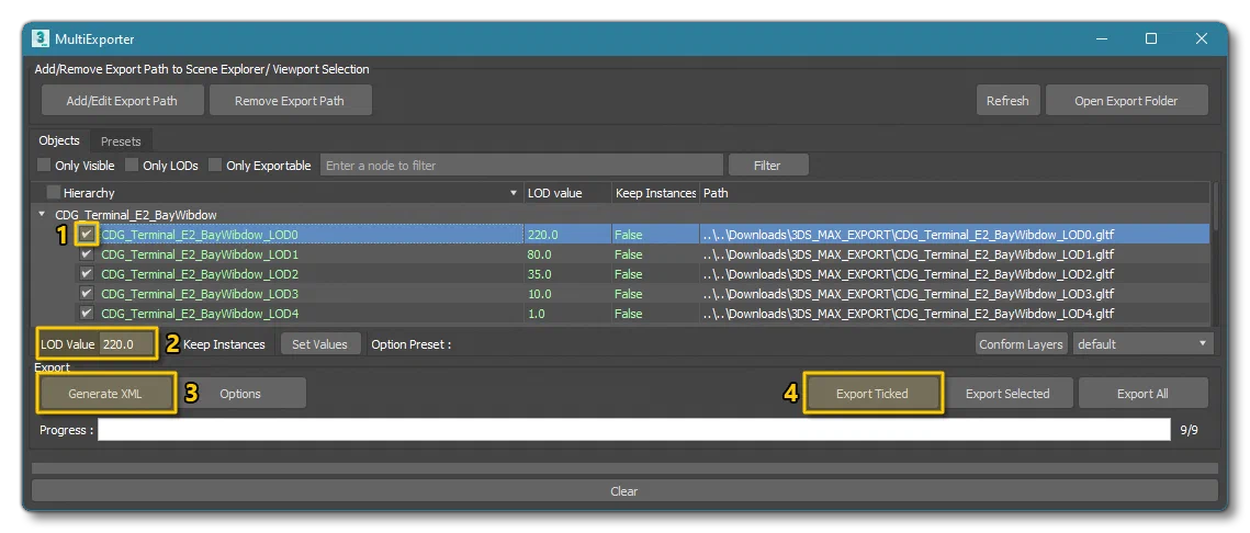 The 3DS Max Multi-Exporter
