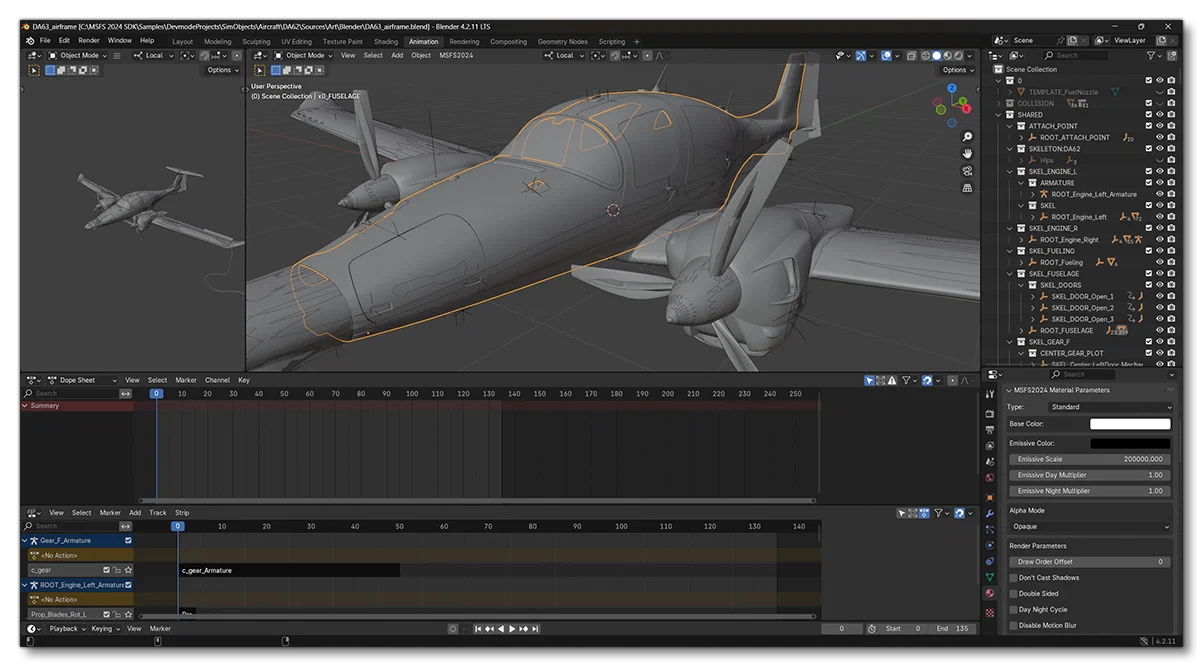 The Initial Blender Setup To Work With Animated Materials