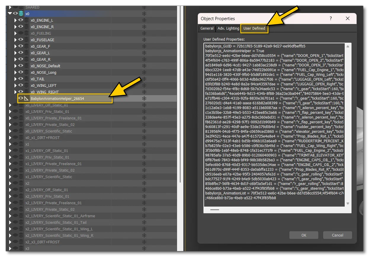 Example Of A Stored Animation Group Object